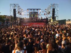 Gira de Tan Bionica y Budwiser 2013 Alquiler de escenarios