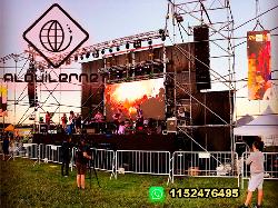 Alquiler de sistemas de sonido Alquiler de escenarios